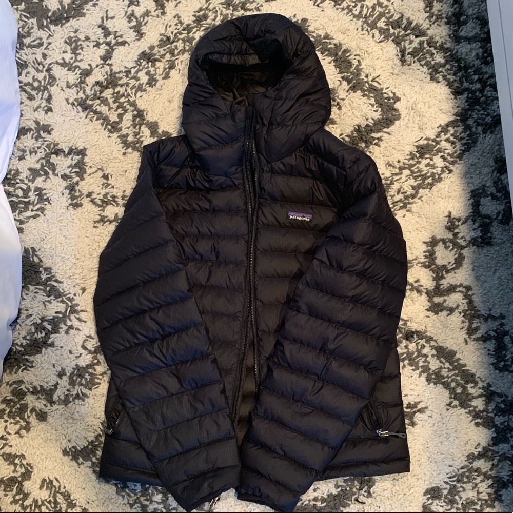 Patagonia Down Sweater Full Zip Hooded Jacket